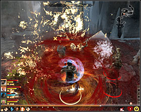 Be sure to save your game, as after a few steps you will bump into a powerful Apostate #1 (M38, 2), who will summon a group of Corpses to help - Act of Mercy - p. 1 - Act I - Dragon Age II - Game Guide and Walkthrough