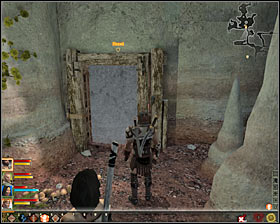 After eliminating all the enemies, look around the area in search of any valuable items and use the passage (M28, 7) leading to [Wounded Coast - Tal Vashoth Caverns] #1 (M39, 1) - Blackpowder Promise - Act I - Dragon Age II - Game Guide and Walkthrough