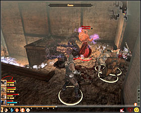 I'd recommend attacking the Shades first, especially that they will be appearing nearby your party #1 - Enemies Among Us - p. 2 - Act I - Dragon Age II - Game Guide and Walkthrough