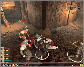 If you haven't fought Blood Mages yet, it's worth to know that they are not only capable of casting common spells, but can also suck life force from the members of your team, regenerating themselves as an effect - Enemies Among Us - p. 2 - Act I - Dragon Age II - Game Guide and Walkthrough