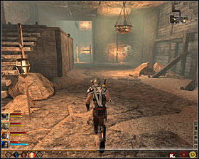 After securing the exploring the area, head south - Enemies Among Us - p. 2 - Act I - Dragon Age II - Game Guide and Walkthrough