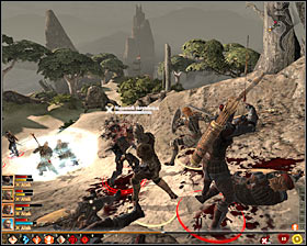 Right after getting to the surface you will be forced into a new fight - Blackpowder Courtesy - p. 1 - Act II - Dragon Age II - Game Guide and Walkthrough