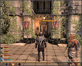 You will be able to approach this mission if you founded the Deep Roads expedition yourself, that means you DIDN'T cooperate with Dougal during the Friends in Low Places quest - Finding Home - Act II - Dragon Age II - Game Guide and Walkthrough