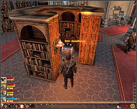 Head north and after a while you should reach a rather big library - Prime Suspect - p. 2 - Act II - Dragon Age II - Game Guide and Walkthrough