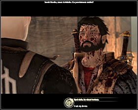 After you defeat the Qunaris of Fanatics, a cutscene with Viscount Dumar who will appear to assess the situation will start #1 - Offered and Lost - p. 2 - Act II - Dragon Age II - Game Guide and Walkthrough