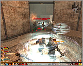 During the fight you should first take care of quickly eliminating the Thug Leader #1 - Following the Qun - Act II - Dragon Age II - Game Guide and Walkthrough