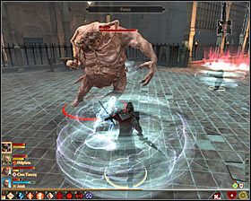 Keep attacking Orsino in his jumpy form until he loses almost all of his health #1 - The Last Straw - p. 3 - Act III - Dragon Age II - Game Guide and Walkthrough
