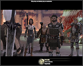 After winning the battle examine the bodies and head toward the stairs leading to the exit out of the Elven alienage - Bait and Switch - p. 1 - Act I - Dragon Age II - Game Guide and Walkthrough
