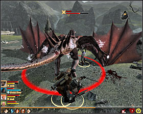 A key to victory in this battle is to stun, slow or freeze the dragon #1, so you warriors are able to attack it without any problems - The Bone Pit - Act I - Dragon Age II - Game Guide and Walkthrough