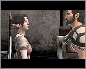 Whether option you choose, return to the [Hightown] location and talk again to Athenril (M3, 13) - Loose Ends - Act I - Dragon Age II - Game Guide and Walkthrough