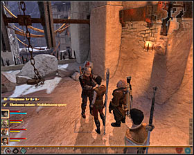 Whatever option you choose, go to the [Lowtown] location during the night and talk again to Meeran (M13, 29) - Loose Ends - Act I - Dragon Age II - Game Guide and Walkthrough