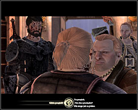 If you have Anders in your party then you can ask him to use his abilities (upper left dialog option) #1, so Bartrand will regain his consciousness temporarily and can talk to his brother - Family Matter - p. 2 - Act II - Dragon Age II - Game Guide and Walkthrough