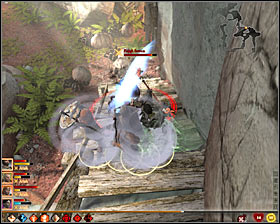 Watch out, because when you use the stairs, a new group of cave spiders will attack you #1 - Mirror Image - p. 1 - Act II - Dragon Age II - Game Guide and Walkthrough