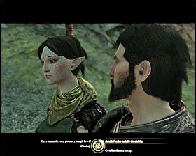 After you return to the [Sundermount] location, you have to go to the dalish elves camp in order to talk to Keeper Marethari about your expedition #1 (M25, 3) - Mirror Image - p. 2; Back from Sundermount - Act II - Dragon Age II - Game Guide and Walkthrough