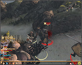 You can start performing the task after unblocking the shore - Terror on the Coast - Act I - Dragon Age II - Game Guide and Walkthrough