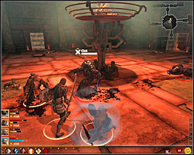 For the time being ignore the book you can see in the distance because in the central thaig room you will have to take part in a difficult and long fight with different kinds of monsters - Forbidden Knowledge - p. 1 - Act II - Dragon Age II - Game Guide and Walkthrough