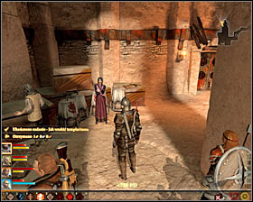 Stay in the Executioner's Room and in the central part of the yard find docker #1 (M33, 12), and you have to pass him the form with a fake signature - How to Frame a Templar - Act II - Dragon Age II - Game Guide and Walkthrough