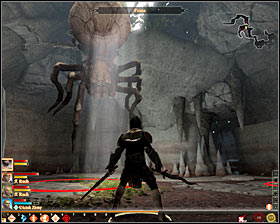 Continue following the path until you reach the entrance to the localization [Sundermount - The Caves under Sundermount] #1 (M25, 7) - The Eyes of Azure Jamos - Act II - Dragon Age II - Game Guide and Walkthrough