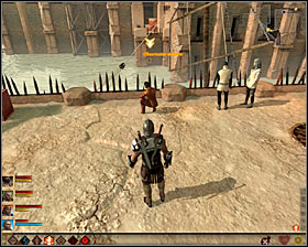 Finding the flag will be possible right after completing an additional quest Pirates on the precipice on the Wounded Coast - Wentworths Sixth Finger; Swatch of the Jackyard - Act II - Dragon Age II - Game Guide and Walkthrough