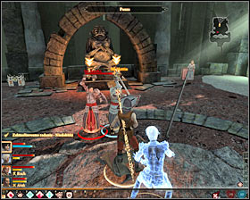 The course of these two battles is very similar and every time you have to start with attacking the leader of the group, no matter if it is to Ser Mettin #1 or Ser Agatha #2 - The Last Holdouts - Act III - Dragon Age II - Game Guide and Walkthrough