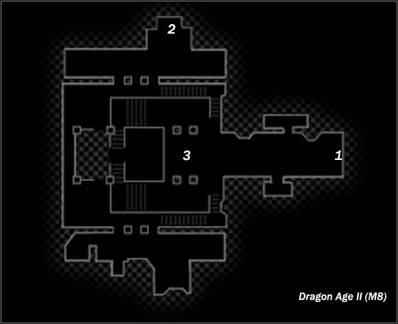 Legend - Map M7 Chantry (daytime); Map M8 Chantry (night-time) - Maps - Dragon Age II - Game Guide and Walkthrough