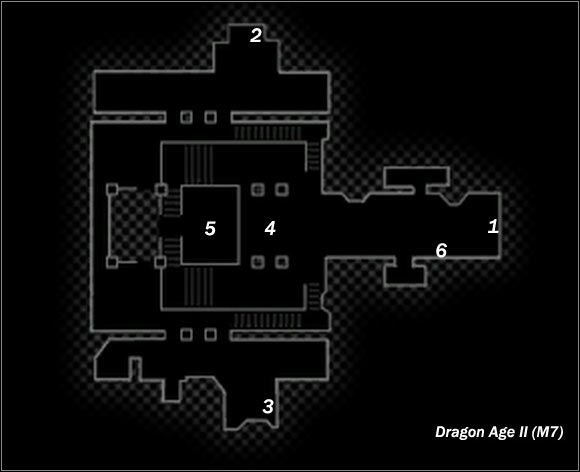 Legend - Map M7 Chantry (daytime); Map M8 Chantry (night-time) - Maps - Dragon Age II - Game Guide and Walkthrough