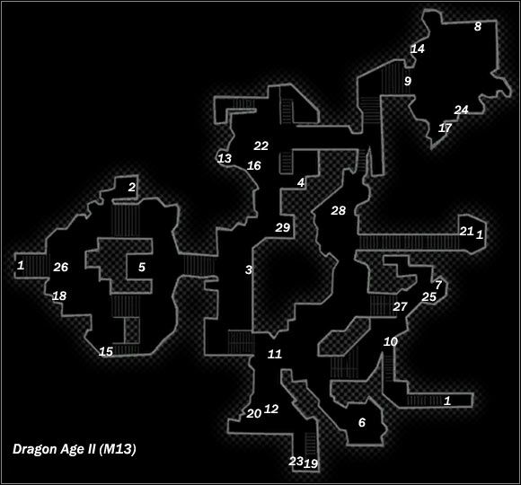 Legend - Map M13 Lowtown (night-time); Map M14 Kirkwall - other - Maps - Dragon Age II - Game Guide and Walkthrough