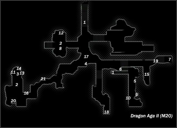 Legend - Map M19 Docks (daytime); Map M20 Docks (night-time) - Maps - Dragon Age II - Game Guide and Walkthrough
