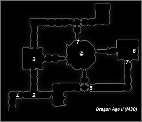 Legend - Map M29 Abandoned Ruins; Map M30 Ruined Passage - Maps - Dragon Age II - Game Guide and Walkthrough