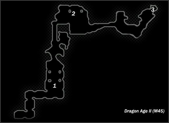 Legend - Map M45 Primeval Ruins; Map M46 Ancient Crypt - Maps - Dragon Age II - Game Guide and Walkthrough