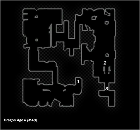 Legend - Map M39 Tal Vashoth cave; Map M40 Lowtown streets - Maps - Dragon Age II - Game Guide and Walkthrough
