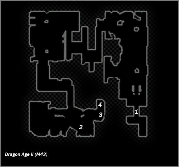 Legend - Map M43 Sanctuary; Map M44 Deep Roads - Maps - Dragon Age II - Game Guide and Walkthrough