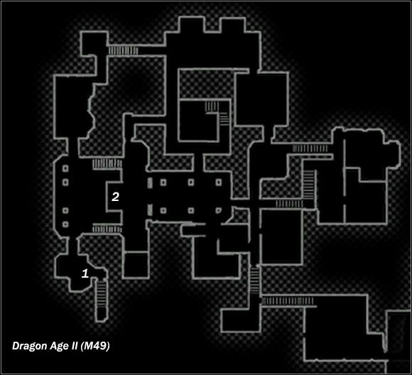 Legend - Map M49 Suspicious House; Map M50 Templar Hall - Maps - Dragon Age II - Game Guide and Walkthrough
