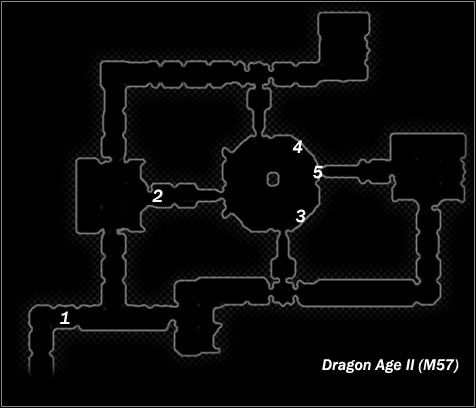 Legend - Map M57 Abandoned Thaig; Map M58 Rotting Cave and Dank Cave - Maps - Dragon Age II - Game Guide and Walkthrough