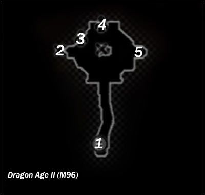 Legend - Map M95 Castillons Landing; Map M96 The Black Emporium - Maps - Dragon Age II - Game Guide and Walkthrough