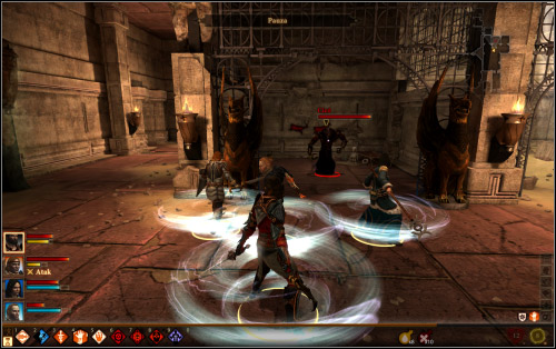 The opponent is no match to your team but it will summon help - Walkthrough - Corypheus's Prison - Sashamiri's Floor - Dragon Age II: Legacy - Game Guide and Walkthrough