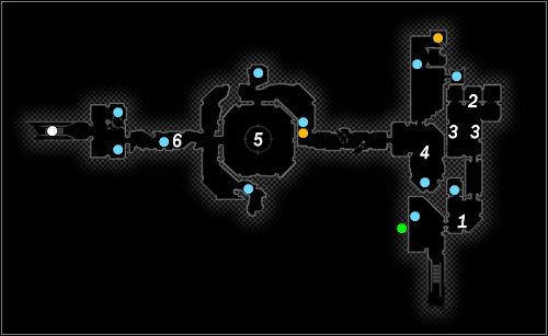 1 - Map - Corypheus's Prison - Sashamiri's Floor - Dragon Age II: Legacy - Game Guide and Walkthrough