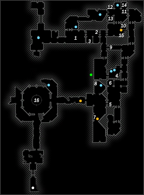 1 - Map - Corypheus's Prison - Daneken's Floor - Dragon Age II: Legacy - Game Guide and Walkthrough
