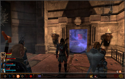 That object on the wall is connected with the hidden locations - Walkthrough - Corypheus's Prison - Riannon's Floor - Dragon Age II: Legacy - Game Guide and Walkthrough
