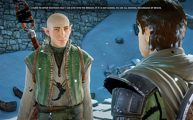 Solas is the first mage that you meet in the game - Mages on the battlefield - Combat - Dragon Age: Inquisition - Game Guide and Walkthrough