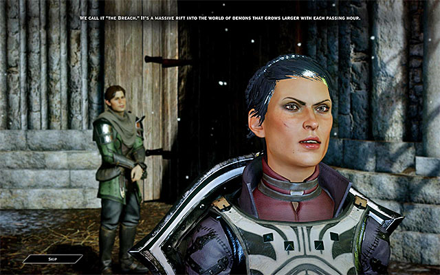 Cassandra is following the party from the very beginning of the game - Warriors on the battlefield - Combat - Dragon Age: Inquisition - Game Guide and Walkthrough