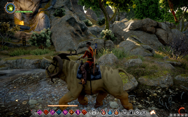 One of the unique mounts - its size ensures it with quite a resistance - Mounts - Dragon Age: Inquisition - Game Guide and Walkthrough