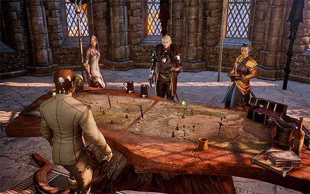 The war room at Skyhold - The War Room - Inquisition management - Dragon Age: Inquisition - Game Guide and Walkthrough