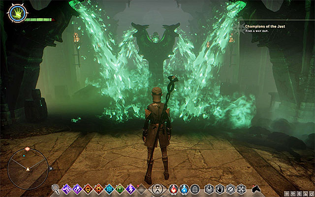 Avoid the green flames - Champions of the Just (siding with templars) - Main storyline quests (The Path of the Inquisitor) - Dragon Age: Inquisition - Game Guide and Walkthrough