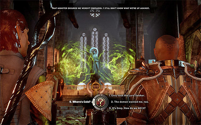 You now need to follow the linear path to a lever - Champions of the Just (siding with templars) - Main storyline quests (The Path of the Inquisitor) - Dragon Age: Inquisition - Game Guide and Walkthrough