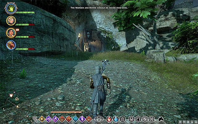 The spot where Hawke is waiting for you - Here Lies the Abyss - Main storyline quests (The Path of the Inquisitor) - Dragon Age: Inquisition - Game Guide and Walkthrough