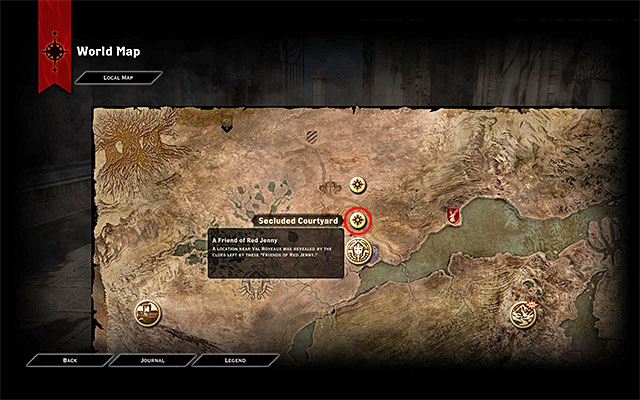 Obtaining all three handkerchiefs unlocks, on the world map, a location connected with Val Royeaux - A Friend of Red Jenny - new party member - The Inner Circle (companion quests) - Dragon Age: Inquisition - Game Guide and Walkthrough