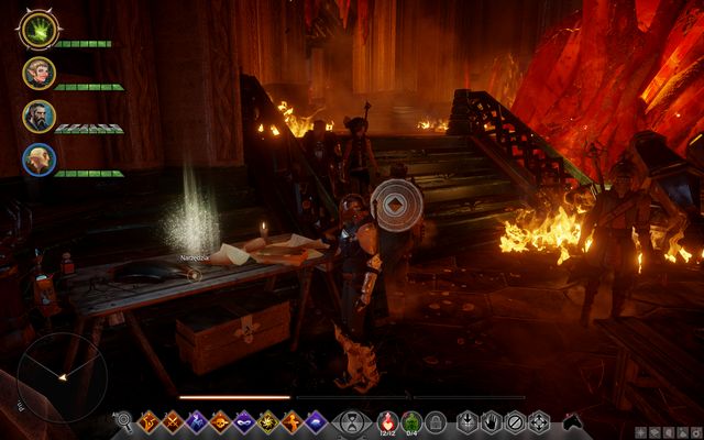 Tools on the bench near the stairs - Before the Dawn - The Inner Circle (companion quests) - Dragon Age: Inquisition - Game Guide and Walkthrough