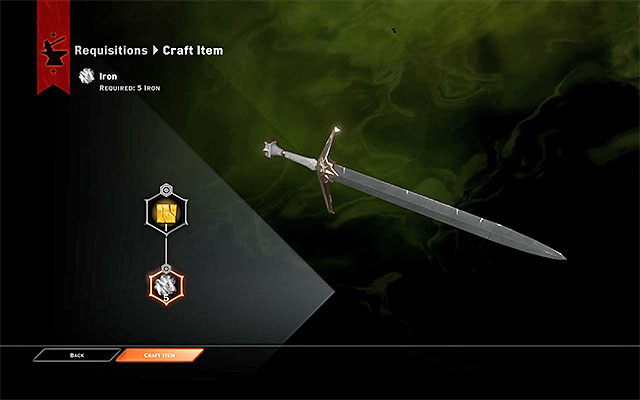 Realize the commission - Requisition for Weapons - Side quests - Haven - Dragon Age: Inquisition - Game Guide and Walkthrough