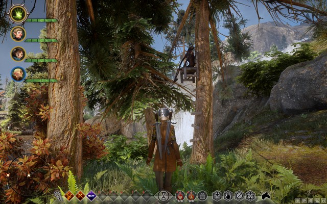 The corpse on the tree - Map to Waterfall - Side quests - The Hinterlands - Dragon Age: Inquisition - Game Guide and Walkthrough